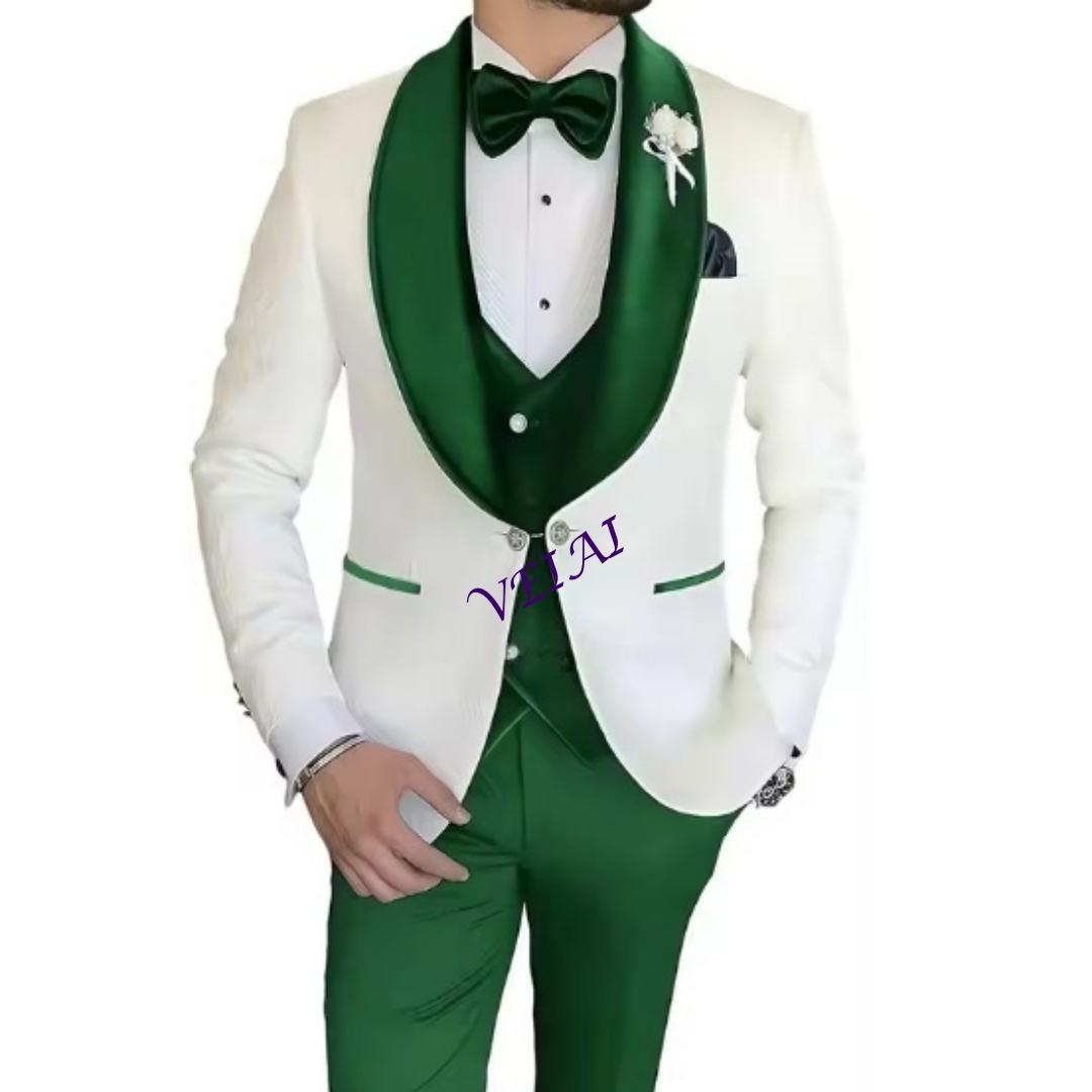 Men Formal Wear Combination - Ensemble de smoking sur mesure ajusté