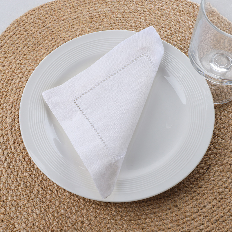 Monogrammed Handkerchief - Lot de 50 sous-verres à coquetel