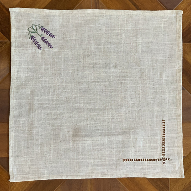 Serviette de table/sets de tab - Monogrammed Handkerchief avis et prix