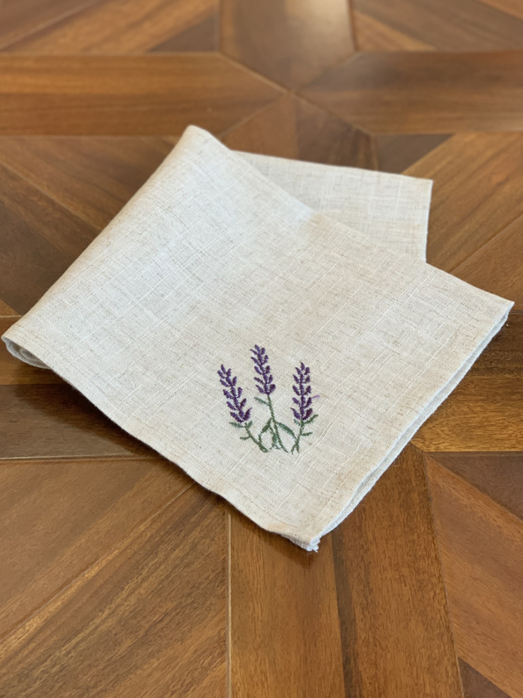 Serviette de table/sets de tab - Monogrammed Handkerchief avis et prix