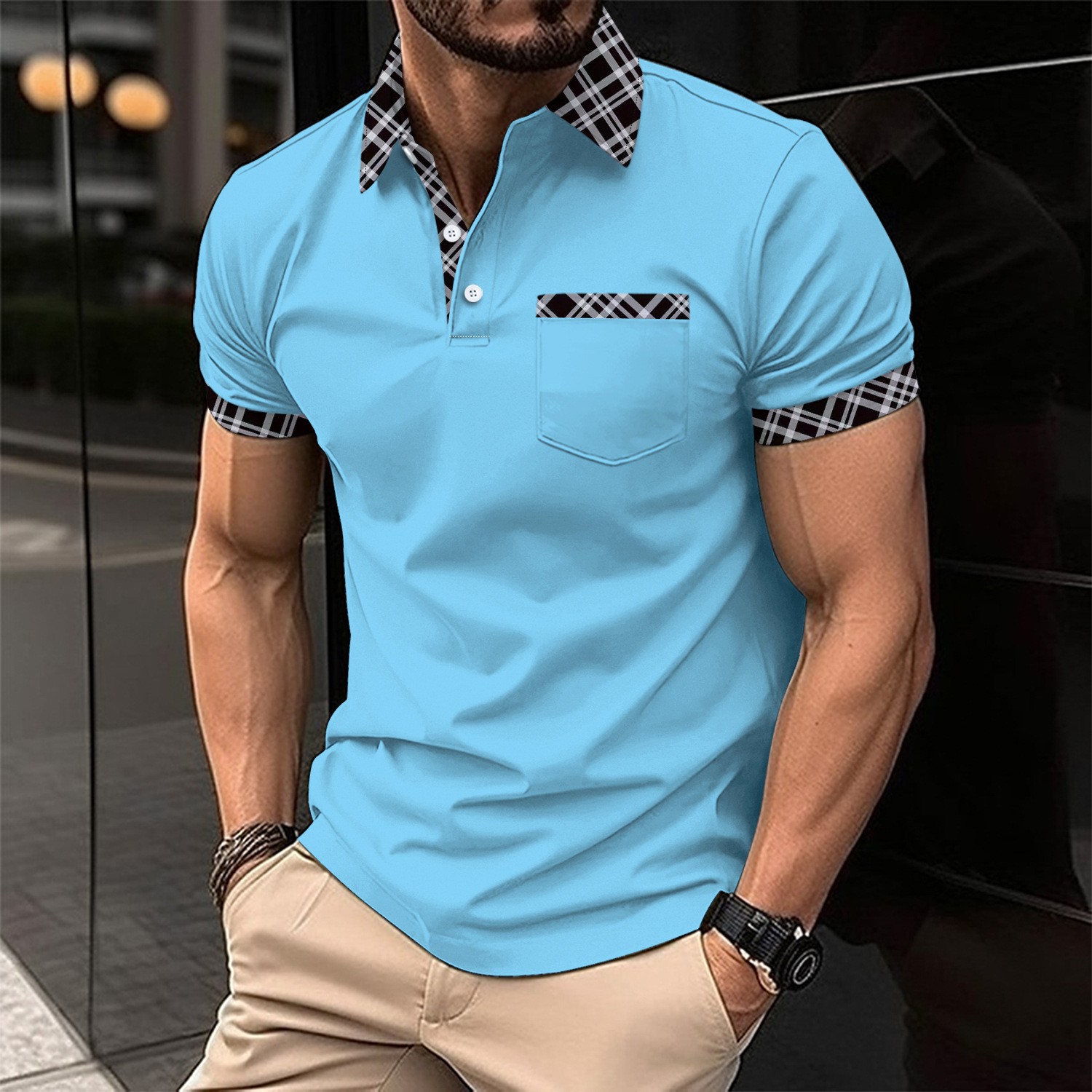 Polo décontracté pour homme, r - Men Formal Wear Combination avis et prix