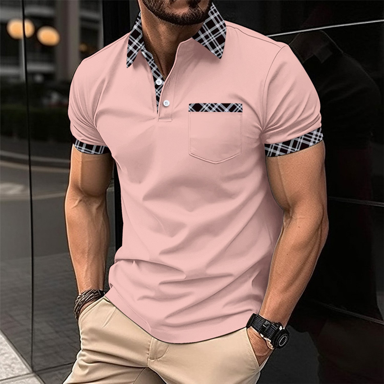 Polo décontracté pour homme, r - Men Formal Wear Combination avis et prix