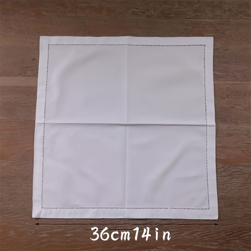 Serviette carrée de luxe pour  - Monogrammed Handkerchief avis et prix