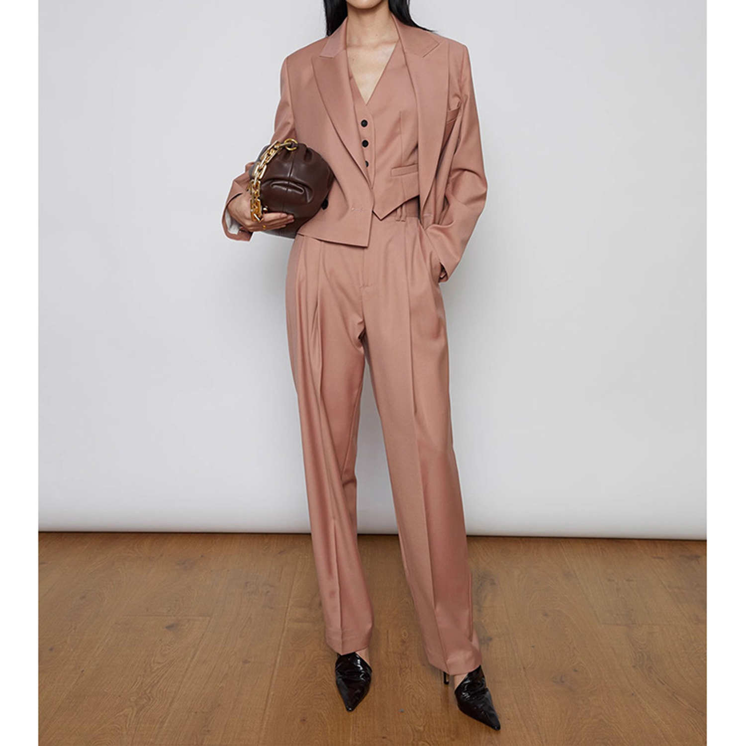 Costume pour femme Allingentle - Double Breasted Blazer avis et prix