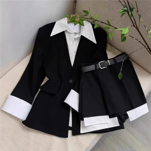 Ensemble jupe deux pièces pour - Double Breasted Blazer avis et prix