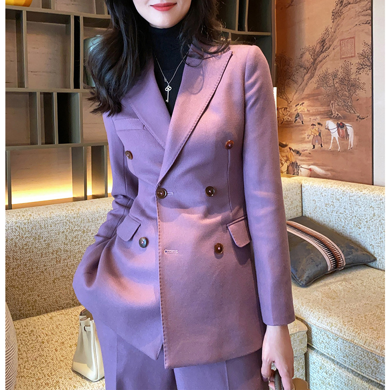 Ensemble tailleur pantalon vio - Double Breasted Blazer avis et prix