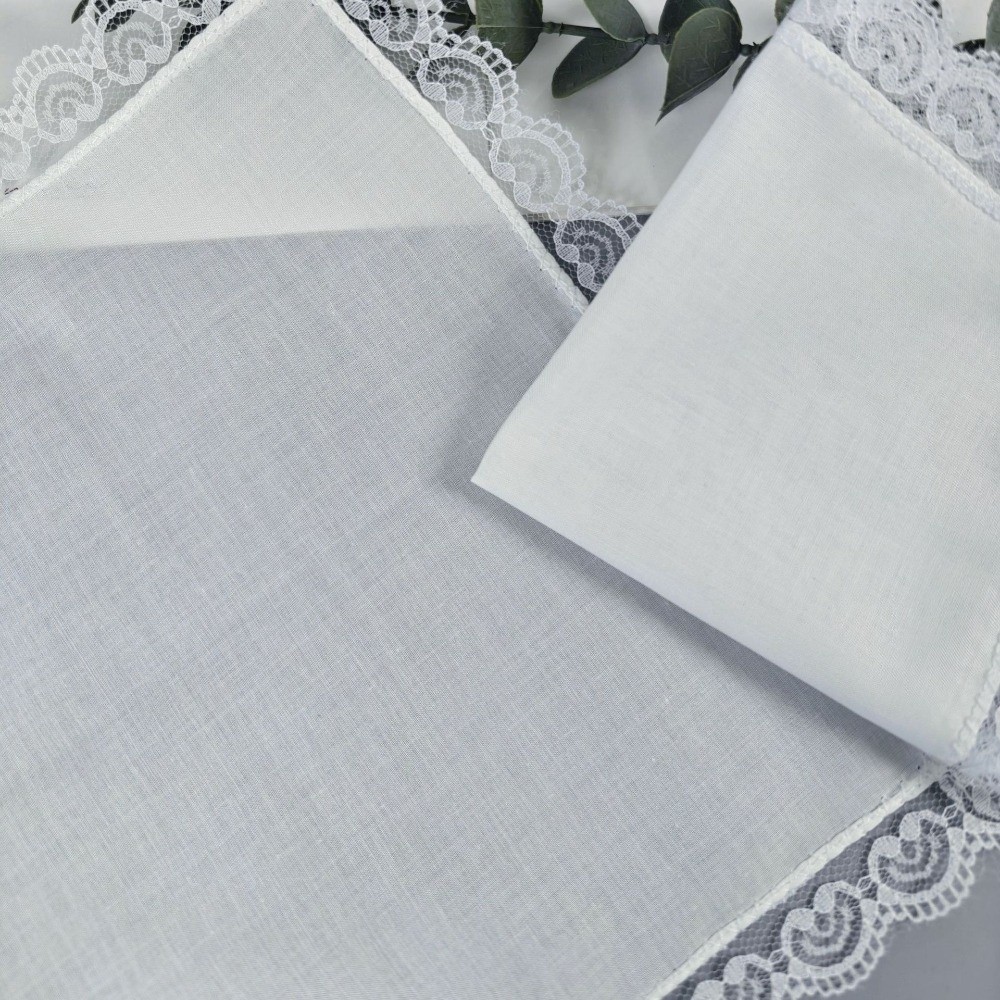 6 pièces de mouchoirs en dente - Monogrammed Handkerchief avis et prix