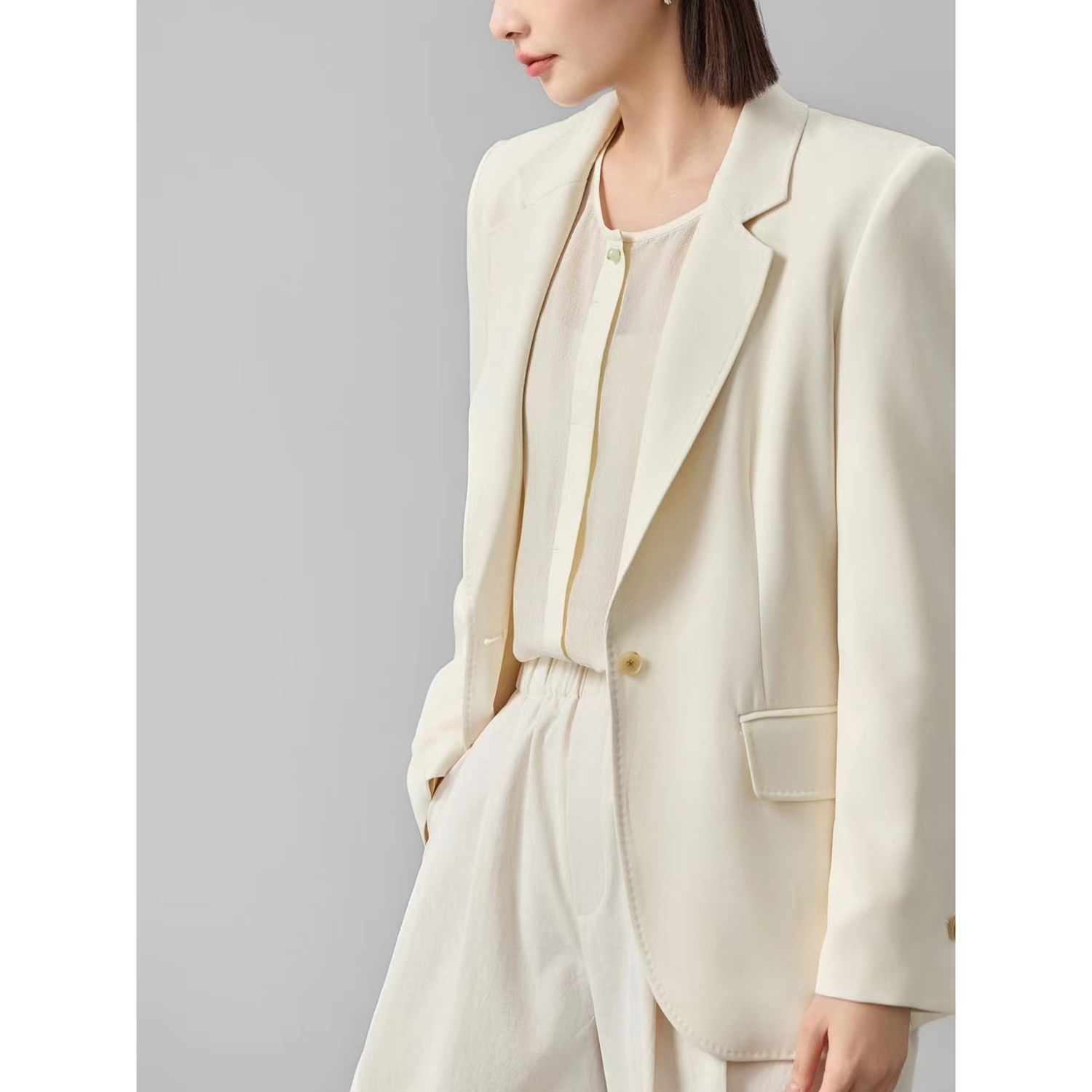 Costume pour femme Allingentle - Double Breasted Blazer avis et prix