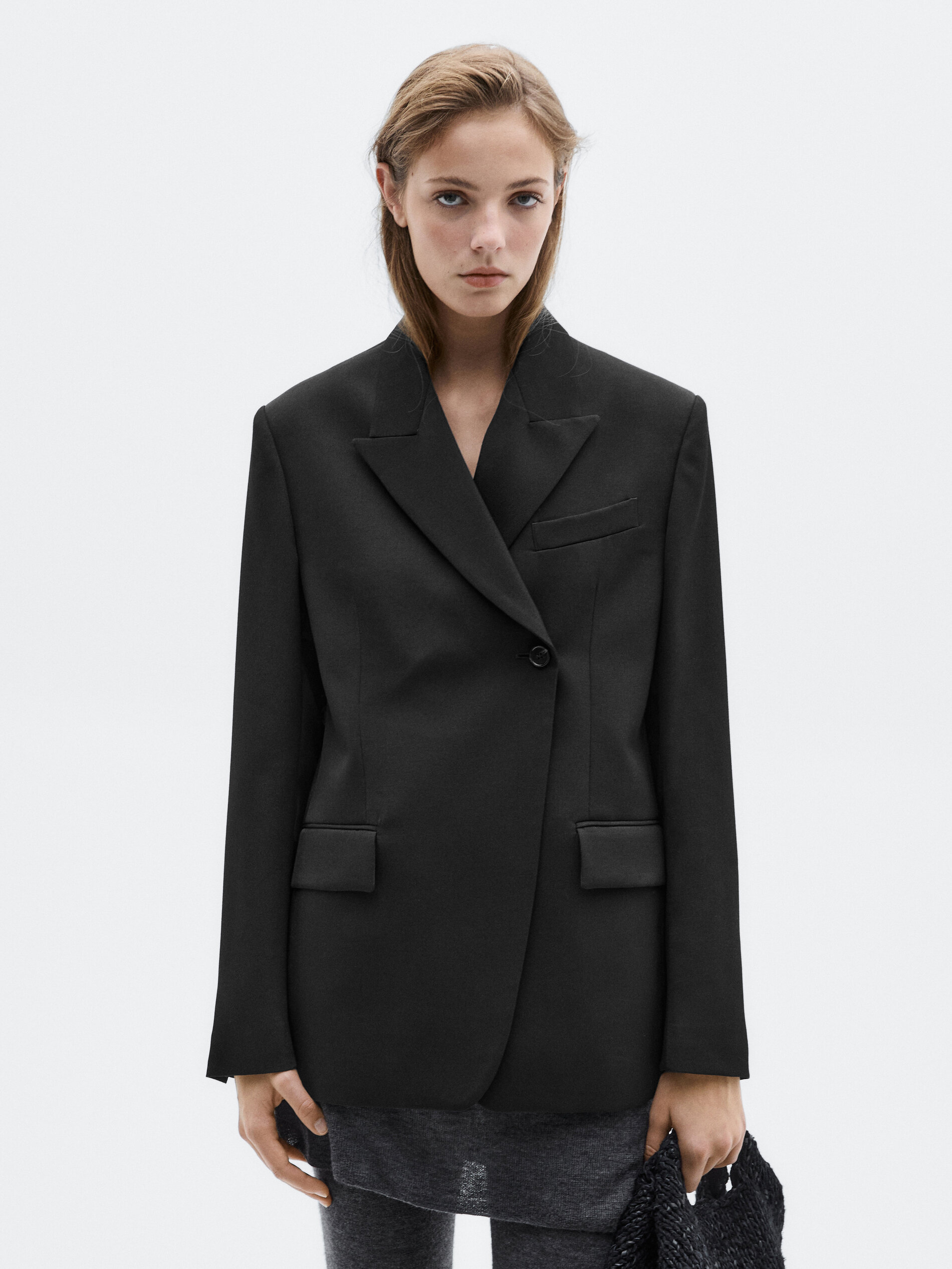 Allingentle noir laine femmes  - Double Breasted Blazer avis et prix