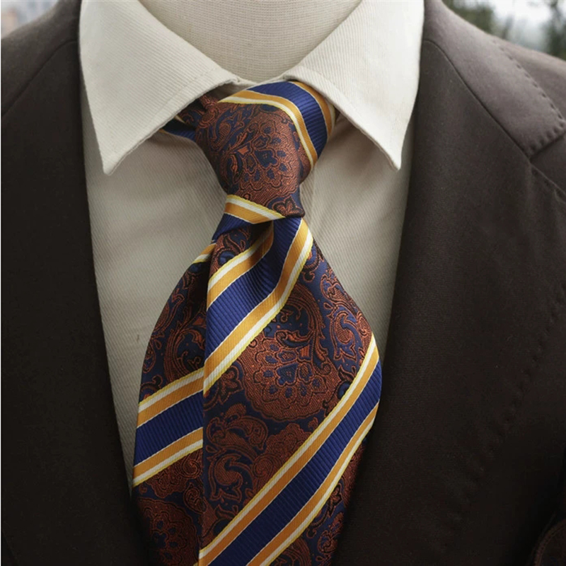 ChimNavy Brown Presidence Ktie - Men'S Formal Wear Ties avis et prix