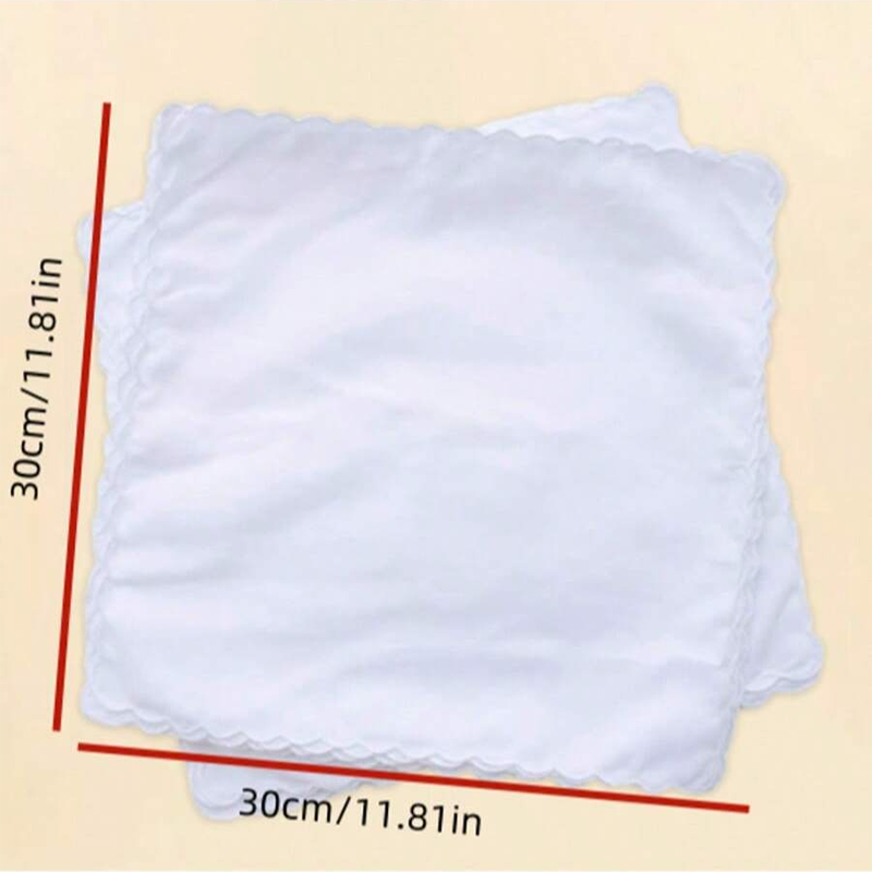 Mouchoir en coton en forme d'é - Monogrammed Handkerchief avis et prix