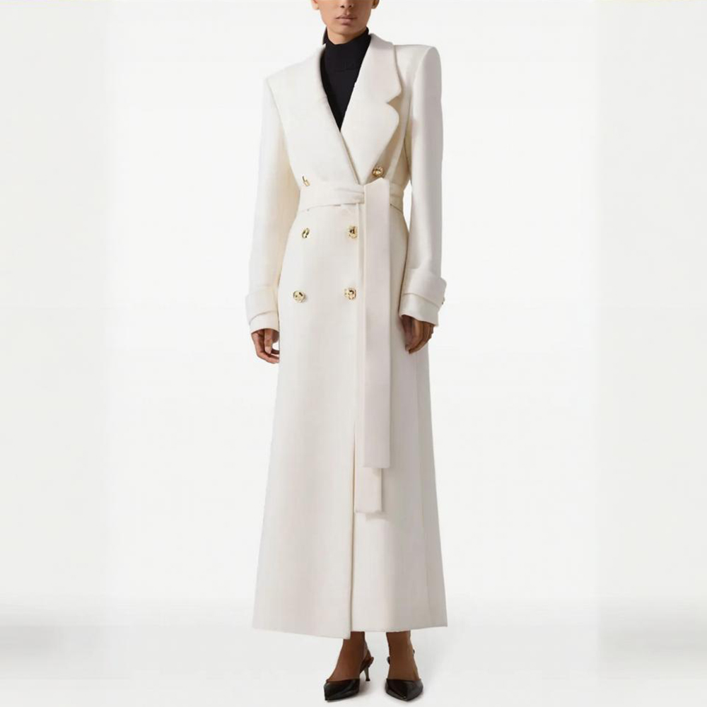 Allingentle – pardessus en lai - Double Breasted Blazer avis et prix