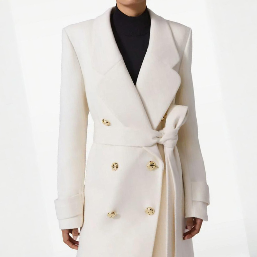 Allingentle – pardessus en lai - Double Breasted Blazer avis et prix