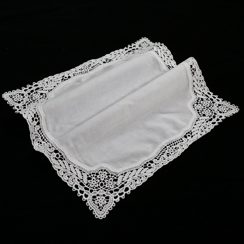 A009 Blanc 100% coton 10 pièce - Monogrammed Handkerchief avis et prix